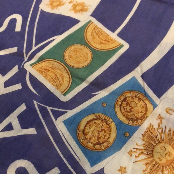 ❤️ Celine Paris 💯 % cotton handkerchief - Picture 4 of 5